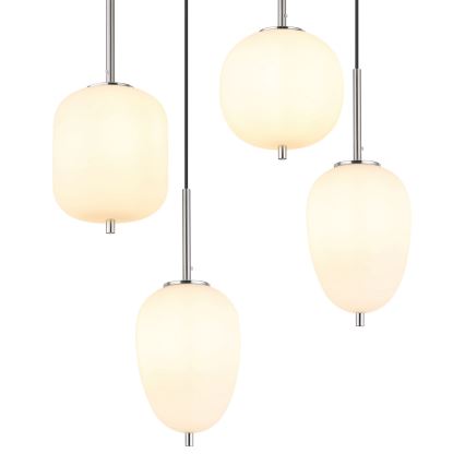 Globo - Κρεμαστό φωτιστικό οροφής 6xE14/40W/230V γυαλιστερό χρώμιο