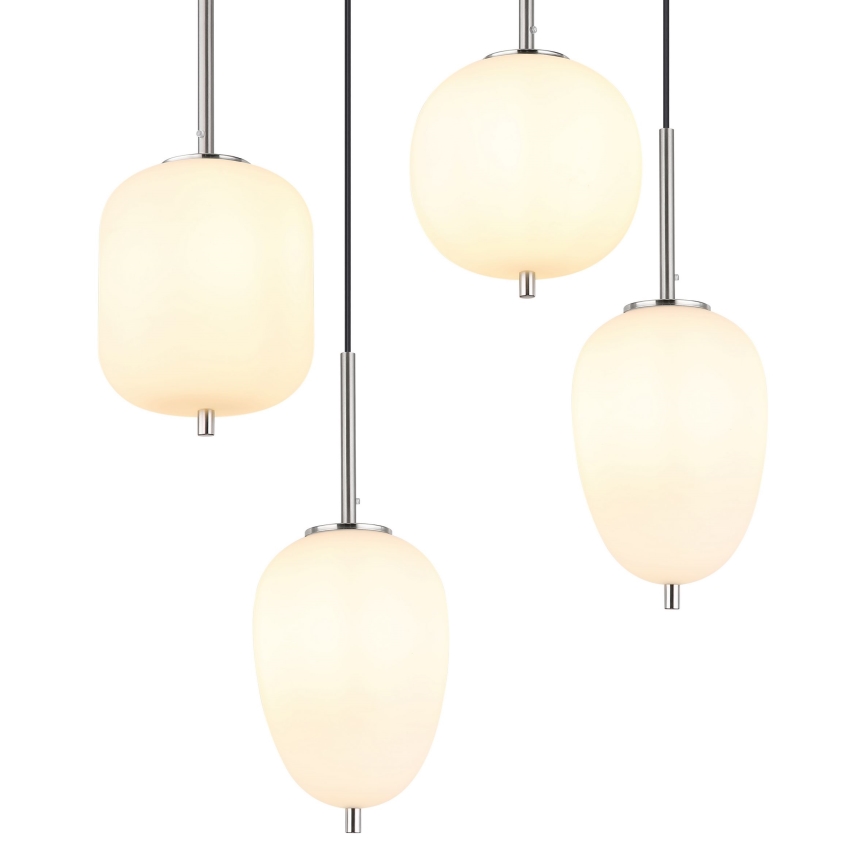 Globo - Κρεμαστό φωτιστικό οροφής 6xE14/40W/230V γυαλιστερό χρώμιο