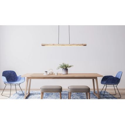 Globo 15354-20 - Ρυθμιζόμενο LED κρεμαστό φωτιστικό σε καλώδιο FELICITAS LED/25W/230V μπεζ