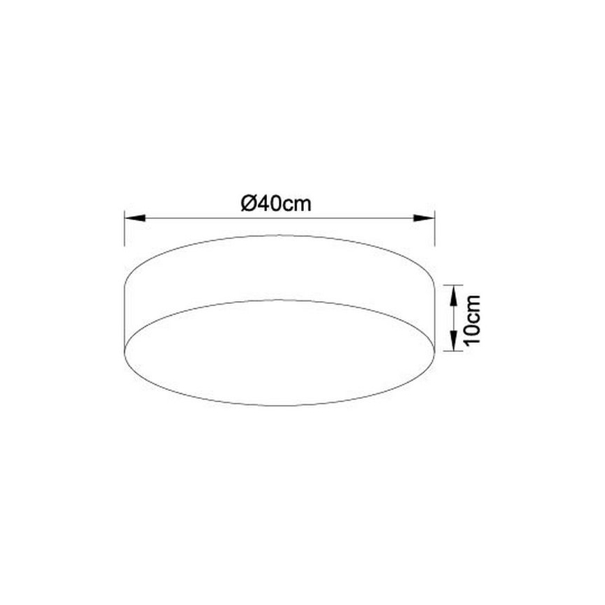 Globo - LED Dimmable φωτιστικό οροφής LED/24W/230V + RC