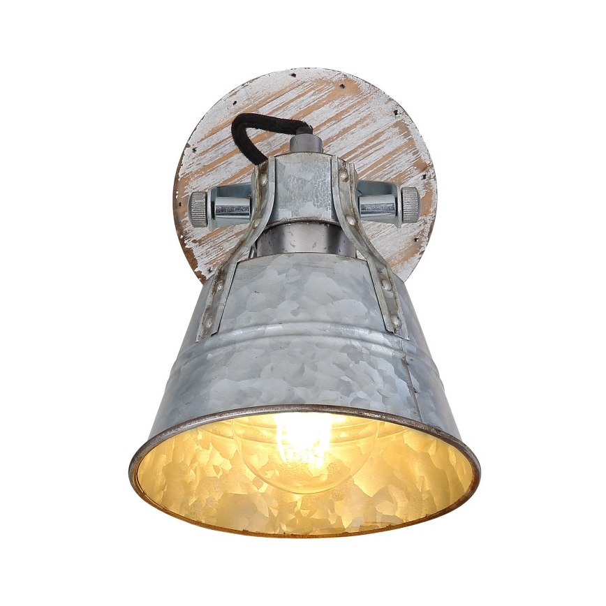 Globo - Σποτ τοίχου 1xE27/60W/230V έλατο