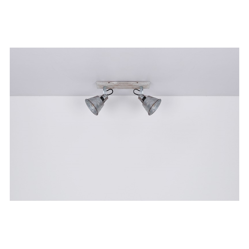 Globo - Φωτιστικό σποτ 2xE27/60W/230V έλατο