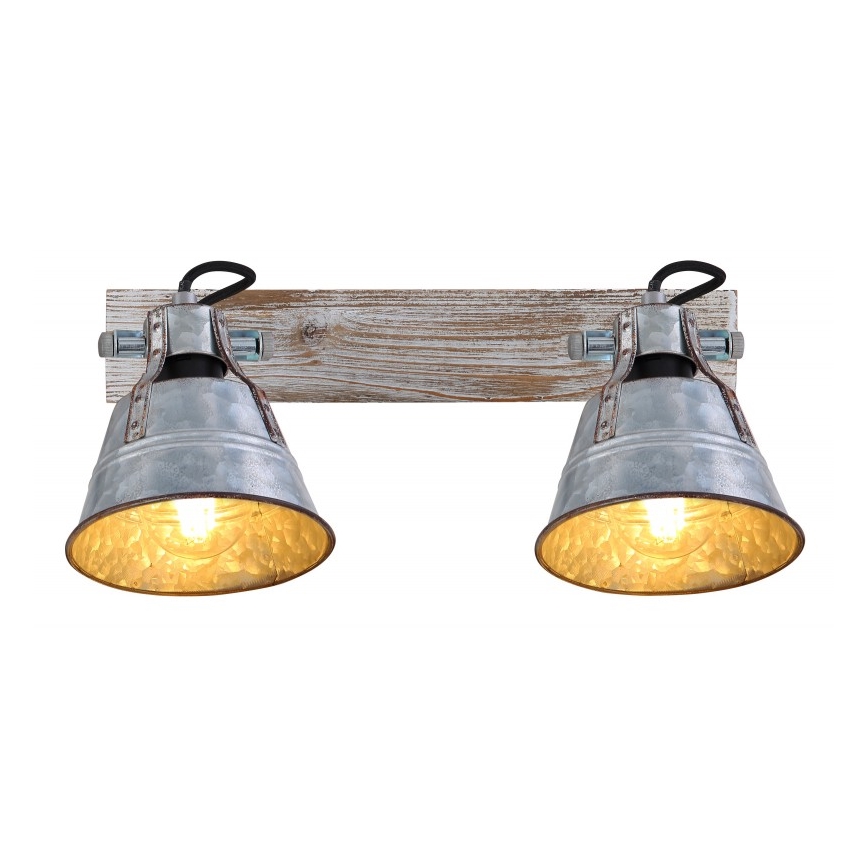 Globo - Φωτιστικό σποτ 2xE27/60W/230V έλατο