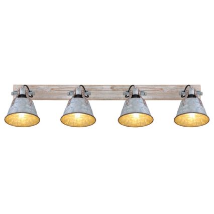 Globo - Φωτιστικό σποτ 4xE27/60W/230V έλατο