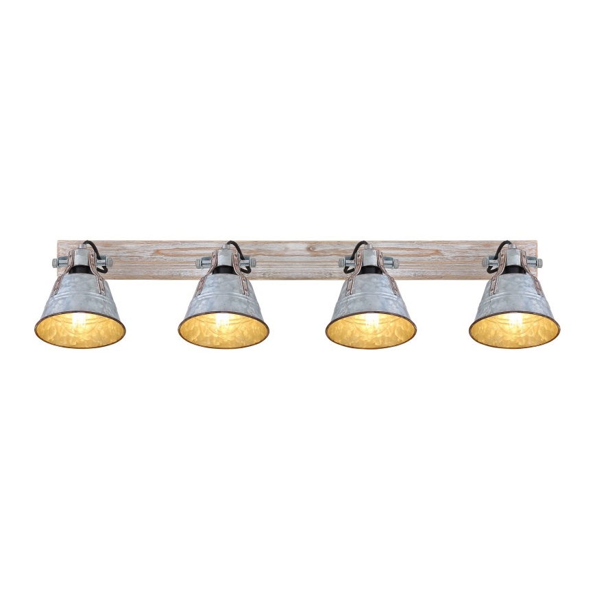 Globo - Φωτιστικό σποτ 4xE27/60W/230V έλατο