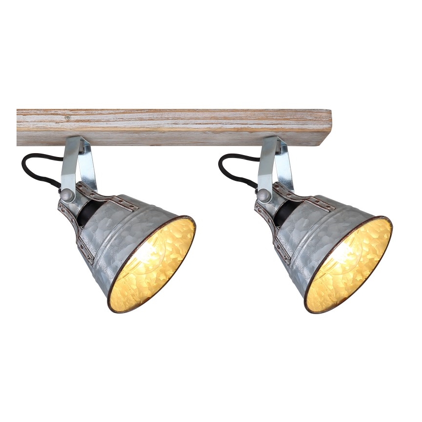 Globo - Φωτιστικό σποτ 4xE27/60W/230V έλατο