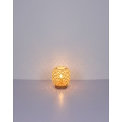 Globo - Eπιτραπέζια λάμπα 1xE27/60W/230V μπαμπού