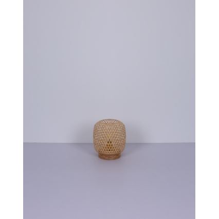 Globo - Eπιτραπέζια λάμπα 1xE27/60W/230V μπαμπού