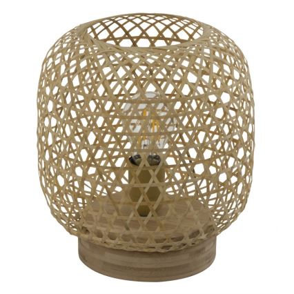 Globo - Eπιτραπέζια λάμπα 1xE27/60W/230V μπαμπού