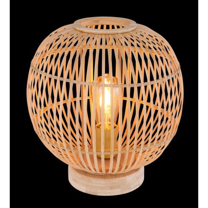 Globo - Επιτραπέζιο φωτιστικό 1xE27/60W230V μπαμπού
