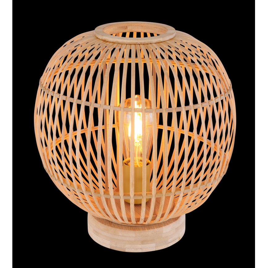 Globo - Επιτραπέζια λάμπα 1xE27/60W230V μπαμπού