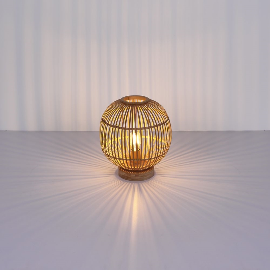 Globo - Επιτραπέζιο φωτιστικό 1xE27/60W230V μπαμπού