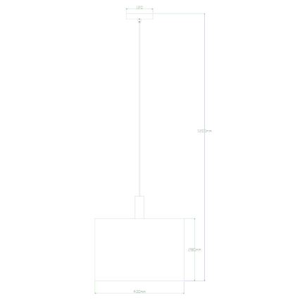 Globo - Πολύφωτο σε σχοινί 1xE27/40W/230V