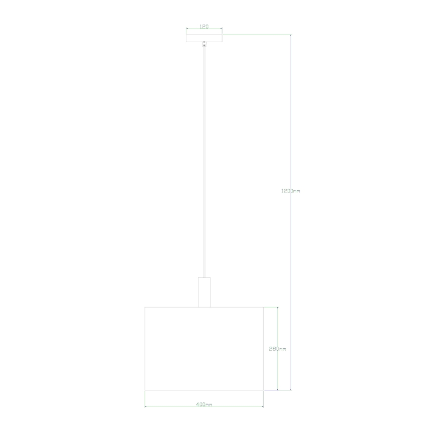 Globo - Πολύφωτο σε σχοινί 1xE27/40W/230V