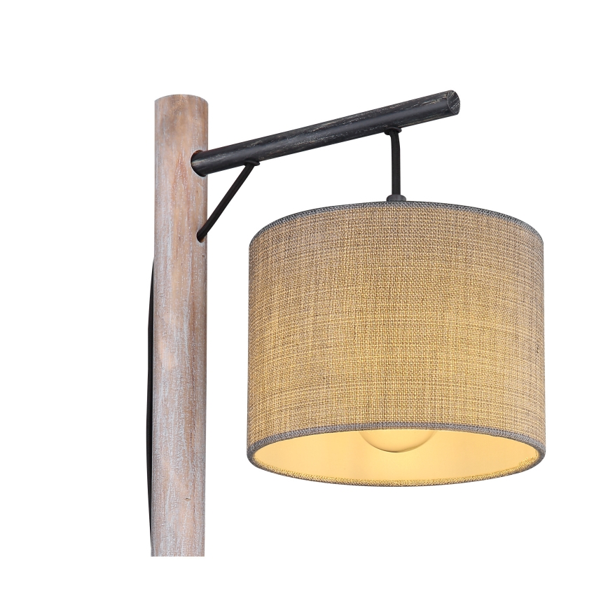 Globo - Eπιτραπέζια λάμπα 1xE27/40W/230V πεύκο