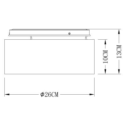 Globo - LED Φως οροφής LED/12W/230V