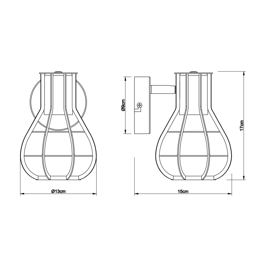 Globo - Προβολέας τοίχου 1xE27/40W/230V