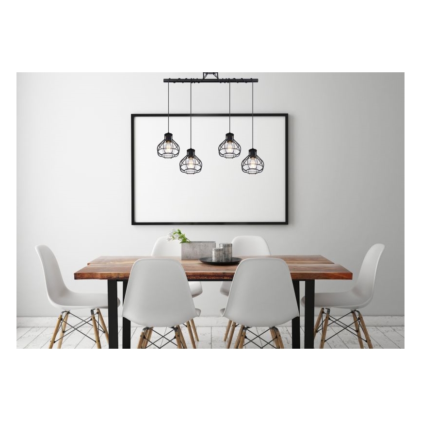 Globo - Πολύφωτο με σύρμα 4xE27/60W/230V