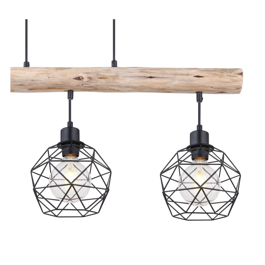 Globo - Πολύφωτο σε σχοινί 3xE27/60W/230V