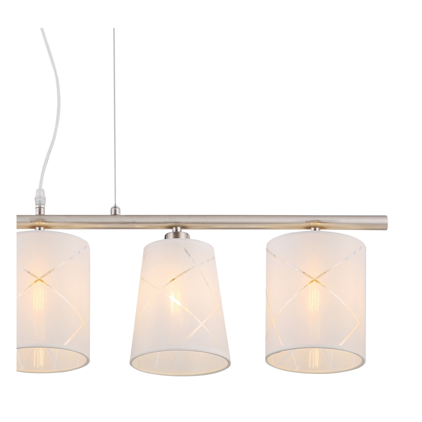 Globo - Κρεμαστό φωτιστικό οροφής ράγα 5xE14/25W/230V