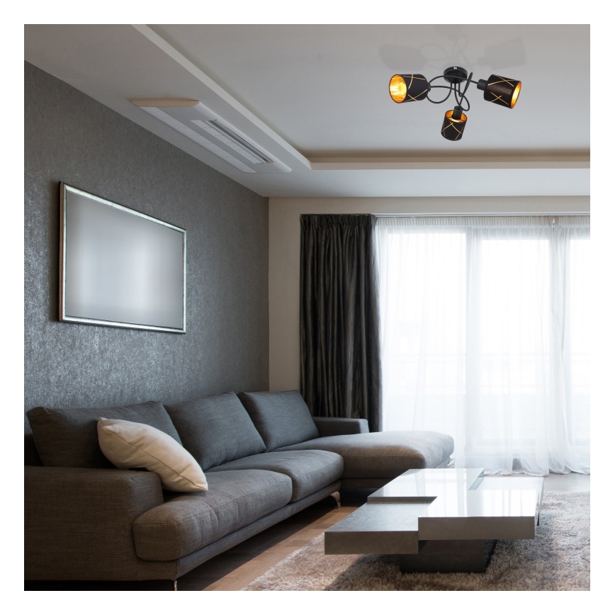 Globo - Πλαφονιέρα οροφής 3xE14/25W/230V