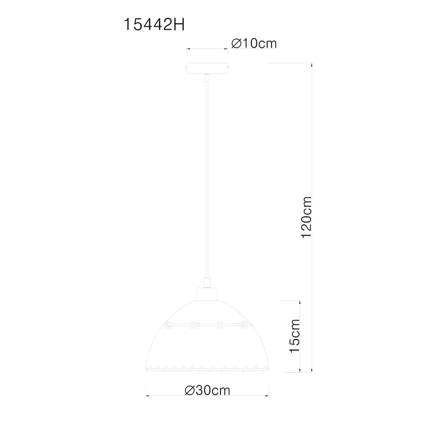 Globo - Πολύφωτο με σύρμα 1xE27/60W/230V