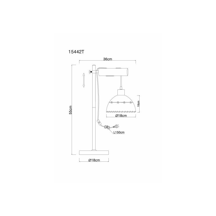 Globo - Επιτραπέζια λάμπα 1xE27/60W/230V