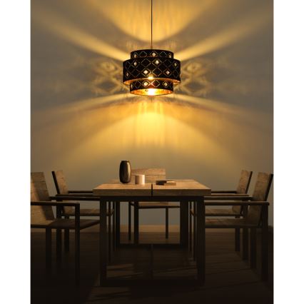 Globo 15448H1 - Κρεμαστό φωτιστικό οροφής ABBEY 1xE27/60W/230V