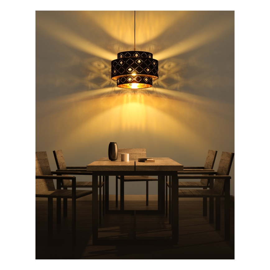 Globo 15448H1 - Κρεμαστό φωτιστικό οροφής ABBEY 1xE27/60W/230V