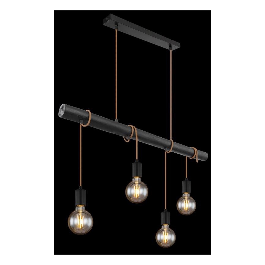 Globo 15459-4H - Κρεμαστό φωτιστικό οροφής LEO 4xE27/60W/230V