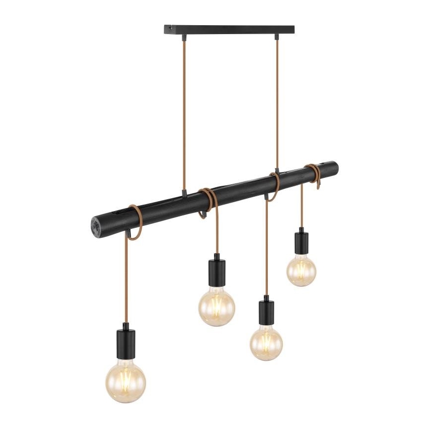 Globo 15459-4H - Κρεμαστό φωτιστικό οροφής LEO 4xE27/60W/230V