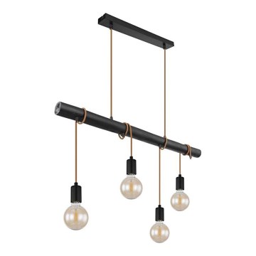 Globo 15459-4H - Κρεμαστό φωτιστικό οροφής LEO 4xE27/60W/230V