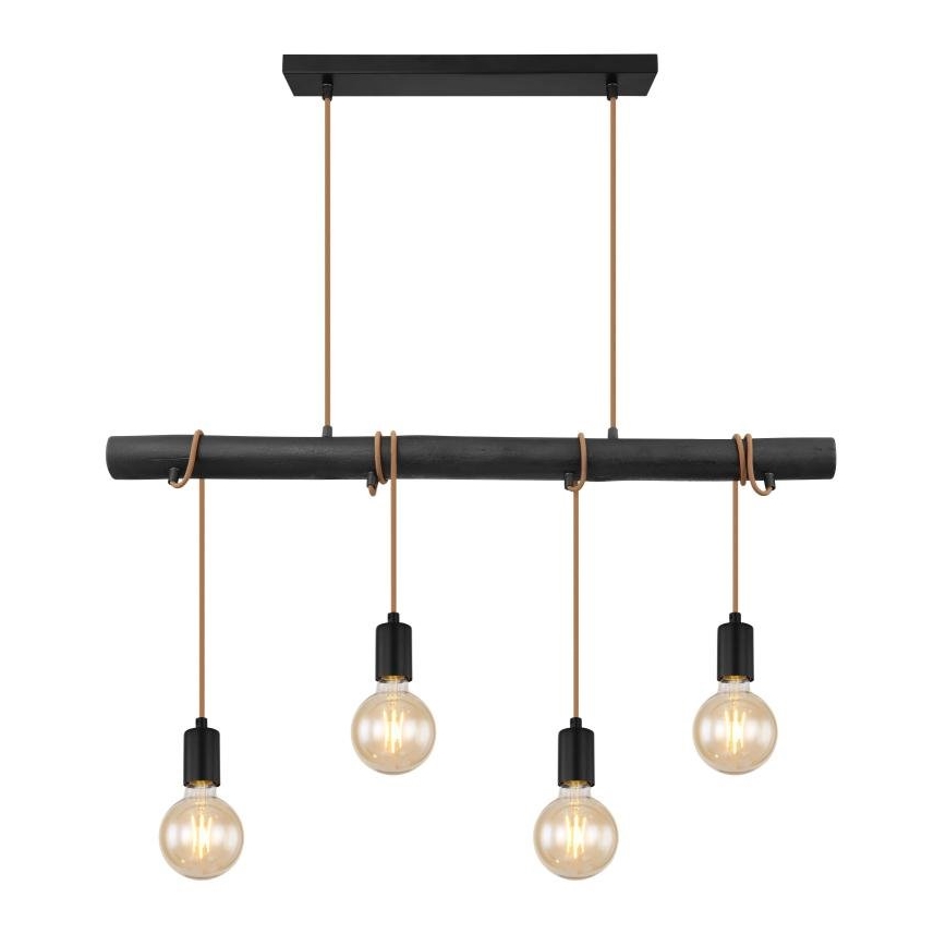 Globo 15459-4H - Κρεμαστό φωτιστικό οροφής LEO 4xE27/60W/230V