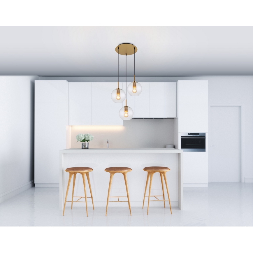 Globo - Πολύφωτο με σύρμα 3xE27/60W/230V