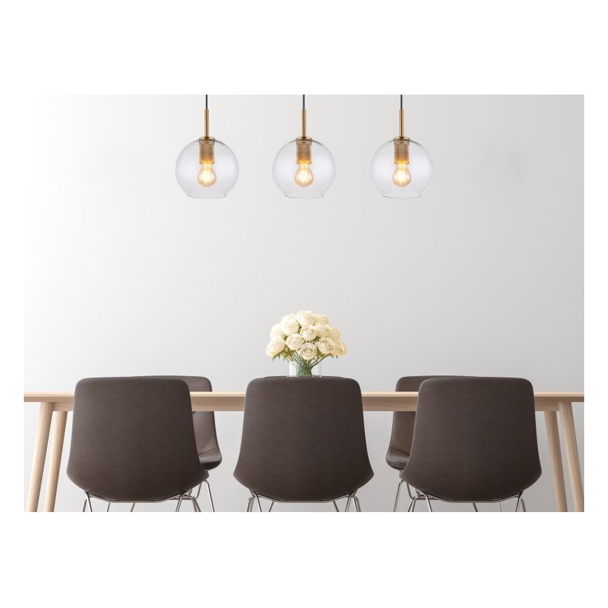 Globo - Πολύφωτο με συρματόσχοινο 3xE27/60W/230V