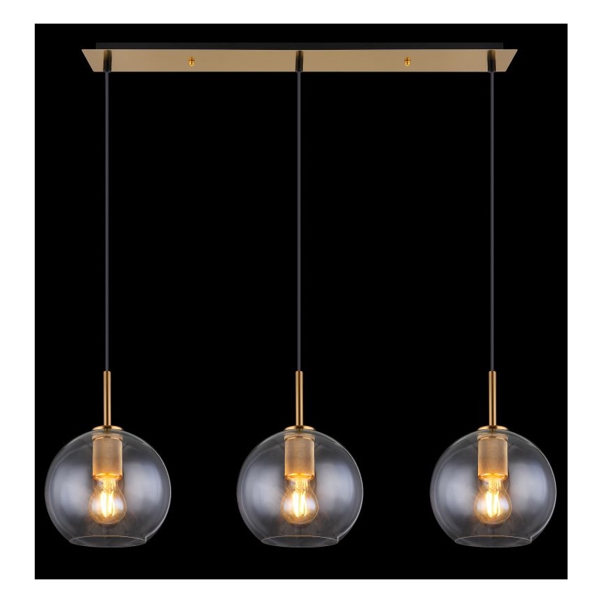 Globo - Πολύφωτο με συρματόσχοινο 3xE27/60W/230V