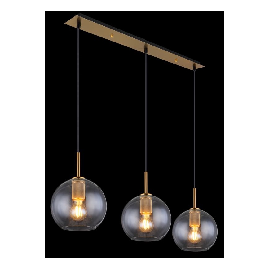 Globo - Πολύφωτο με συρματόσχοινο 3xE27/60W/230V