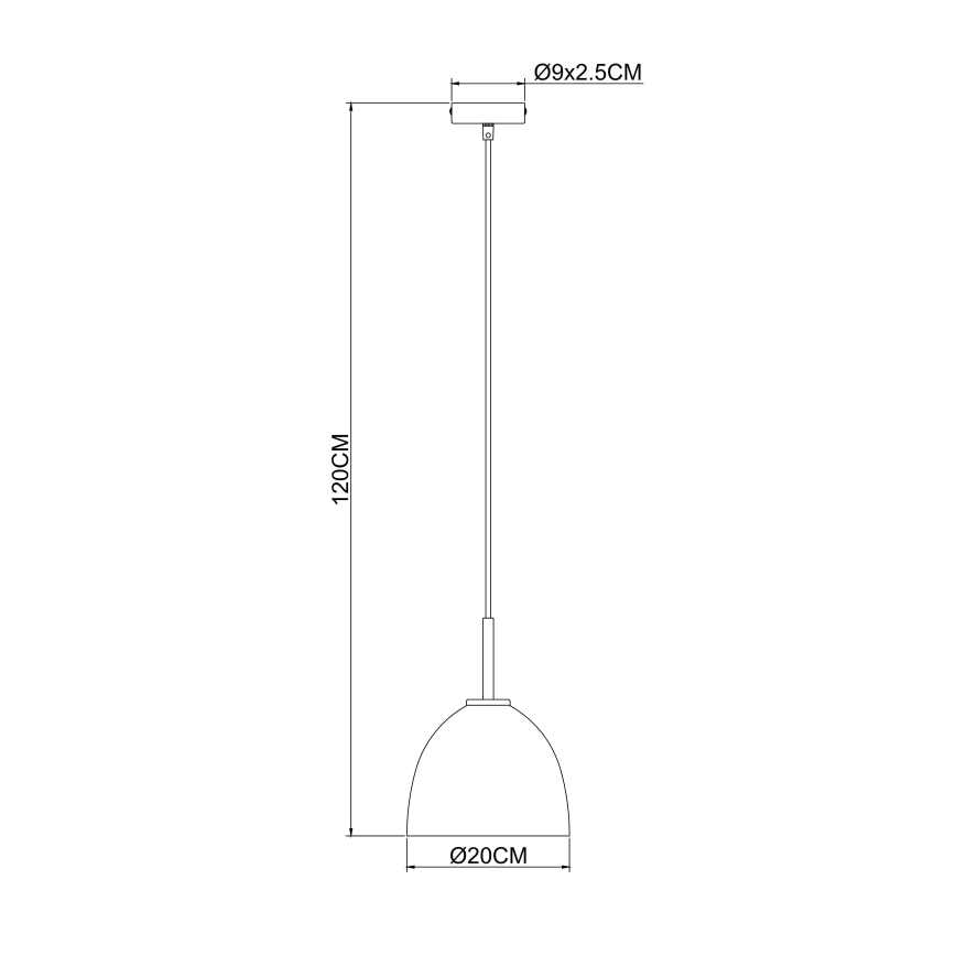 Globo - Πολύφωτο με σύρμα 1xE27/60W/230V