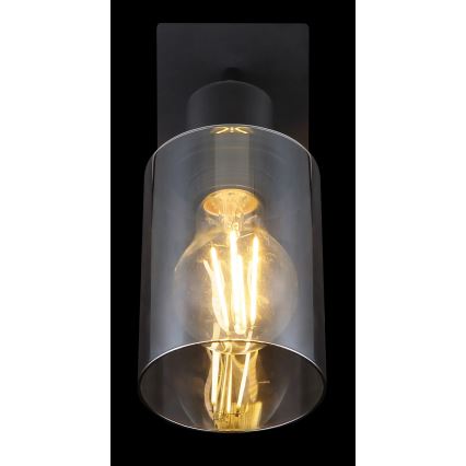 Globo - Σποτ τοίχου 1xE27/15W/230V μαύρο
