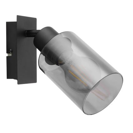 Globo - Σποτ τοίχου 1xE27/15W/230V μαύρο