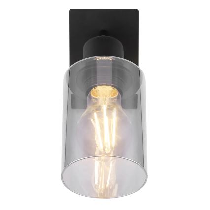 Globo - Σποτ τοίχου 1xE27/15W/230V μαύρο