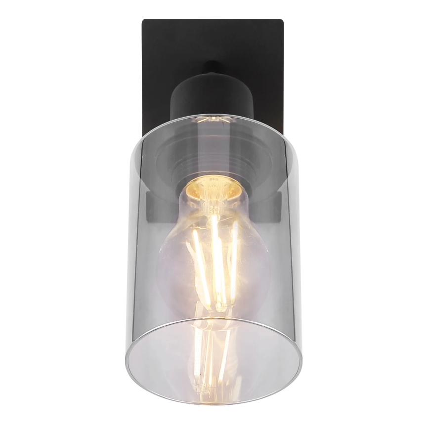 Globo - Σποτ τοίχου 1xE27/15W/230V μαύρο