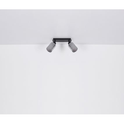 Globo - Φωτιστικό σποτ 2xE27/15W/230V μαύρο