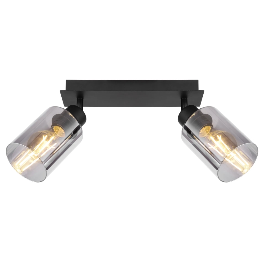Globo - Φωτιστικό σποτ 2xE27/15W/230V μαύρο