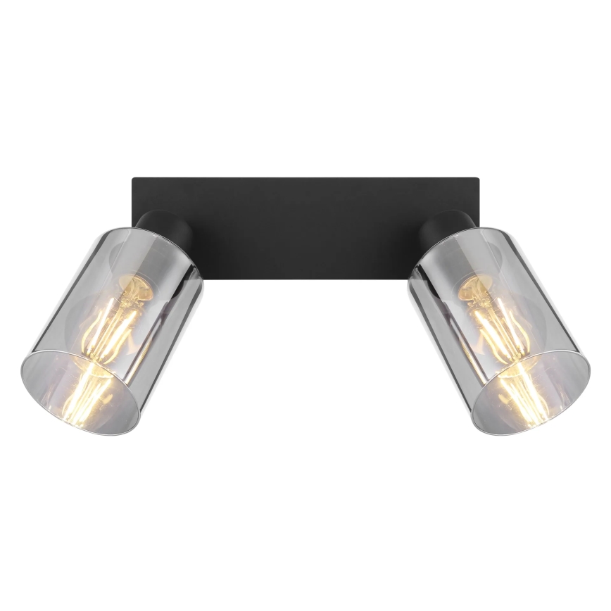 Globo - Φωτιστικό σποτ 2xE27/15W/230V μαύρο