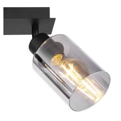 Globo - Φωτιστικό σποτ 2xE27/15W/230V μαύρο