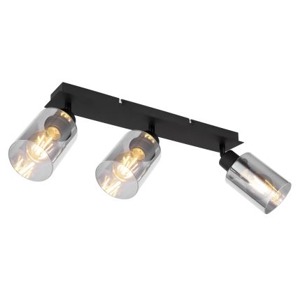 Globo - Φωτιστικό σποτ 3xE27/15W/230V μαύρο