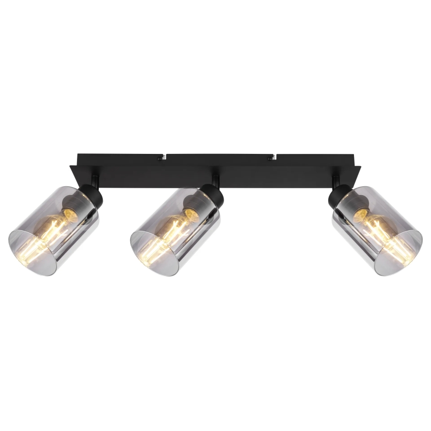 Globo - Φωτιστικό σποτ 3xE27/15W/230V μαύρο