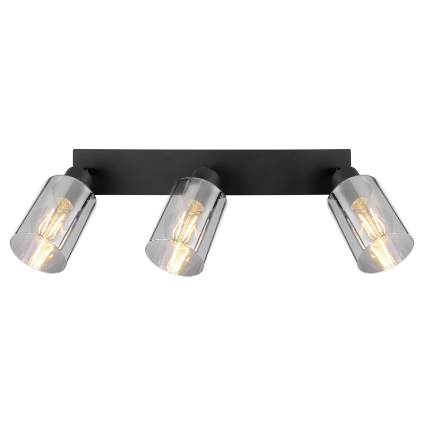 Globo - Φωτιστικό σποτ 3xE27/15W/230V μαύρο