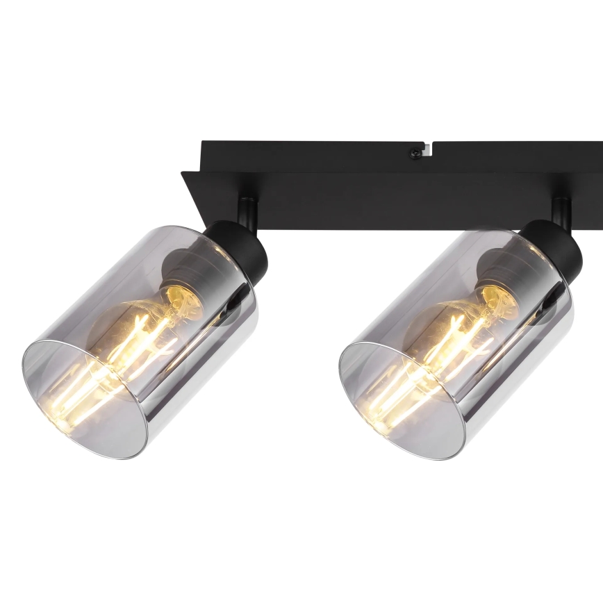 Globo - Φωτιστικό σποτ 3xE27/15W/230V μαύρο